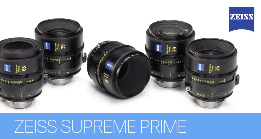 Объективы новой линейки ZEISS Supreme Prime для покрытия больших кинематографических сенсоров