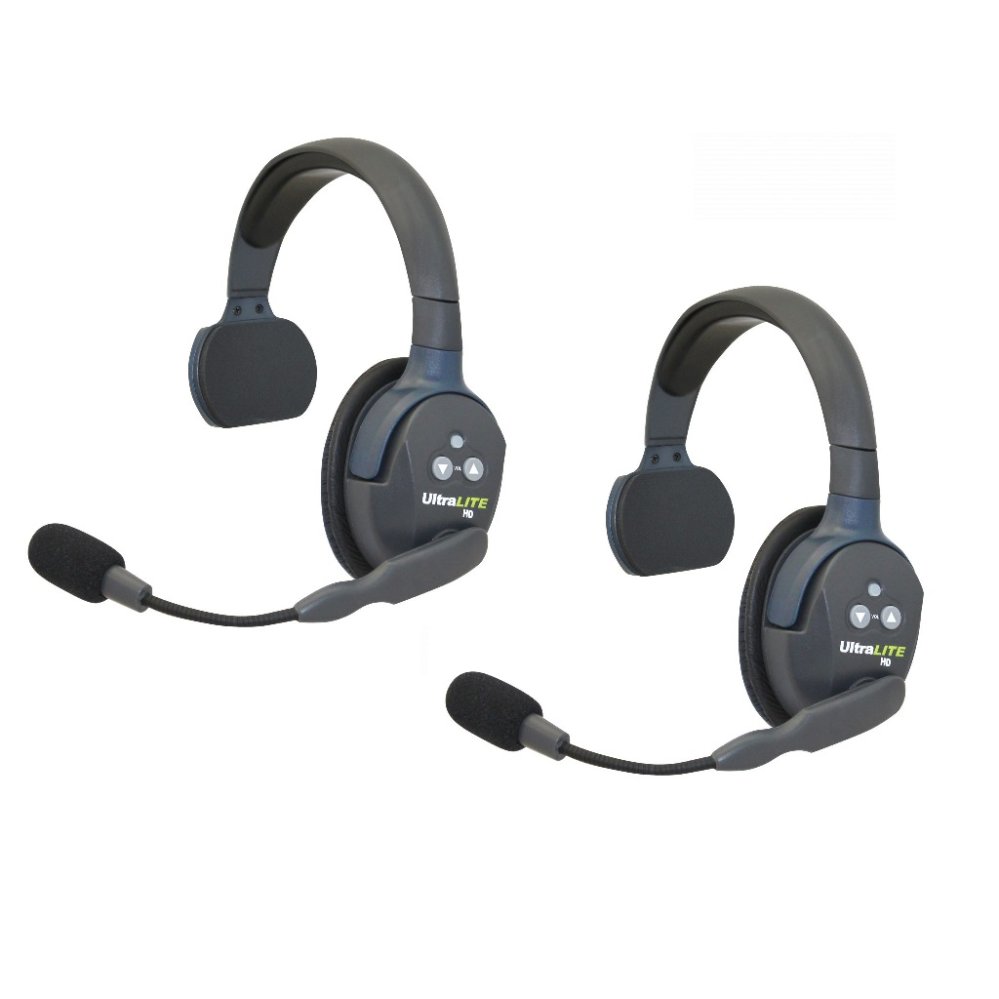  Eartec UltraLITE UL2S - комплект 2 гарнитуры с одним наушником с аккумуляторами зарядкой и кейсом 